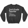 2nd Grade Teacher Definition Shirt 1