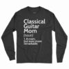 Classical Guitar Mom Definition Shirt 1