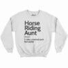 Horse Riding Aunt Definition Shirt 4