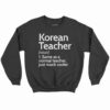 Korean Teacher Definition Shirt 1