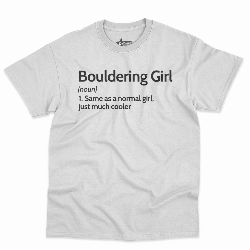 Bouldering Girl Definition Shirt 2