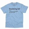 Bouldering Girl Definition Shirt 3