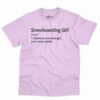 Snowboarding Girl Definition Shirt 6