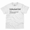 Volleyball Girl Definition Shirt