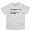 Volleyball Girl Definition Shirt 2