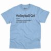 Volleyball Girl Definition Shirt 3