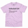 Volleyball Girl Definition Shirt 5