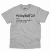 Volleyball Girl Definition Shirt 6