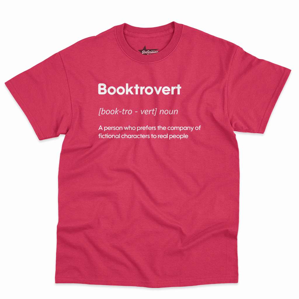 Booktrovert Definition Shirt - Funny Gift For Book Lovers 51