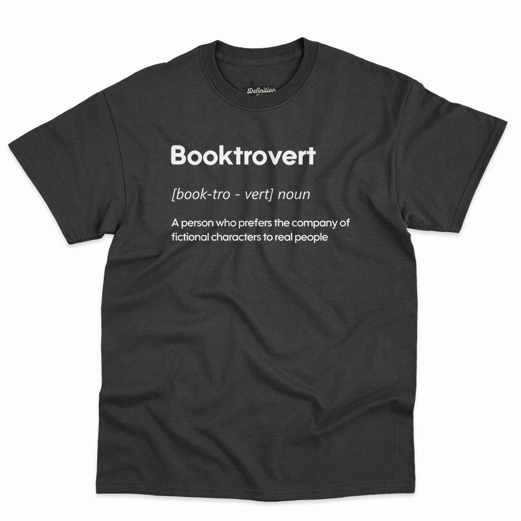 Booktrovert Definition Shirt - Funny Gift For Book Lovers